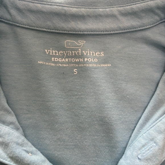 Vineyard Vines Men’s Edgartown Polo in blue - Picture 3 of 6